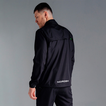 Ветровка Nordski Motion Black/Yellow Q