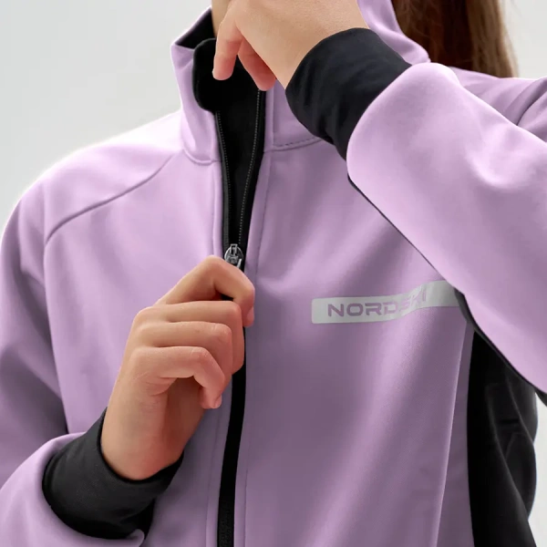 Тренировочная куртка Nordski Jr. Core Orchid/Black