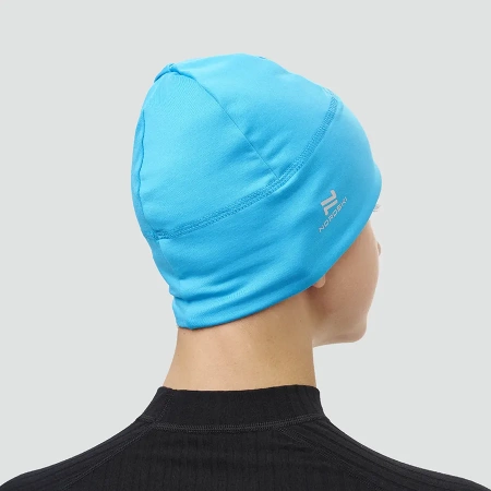 Тренировочная шапка Nordski Jr.Warm Light Blue