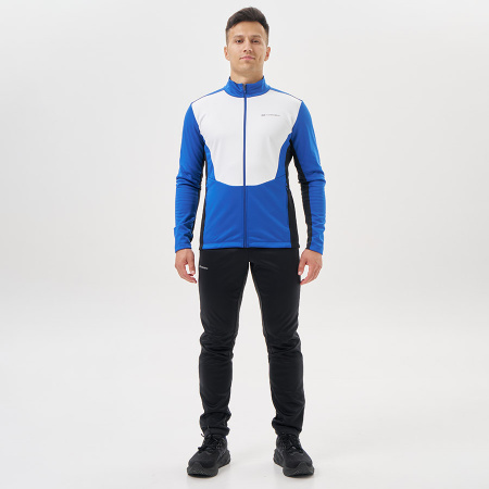 Тренировочная куртка Nordski Advance White/True Blue/Black