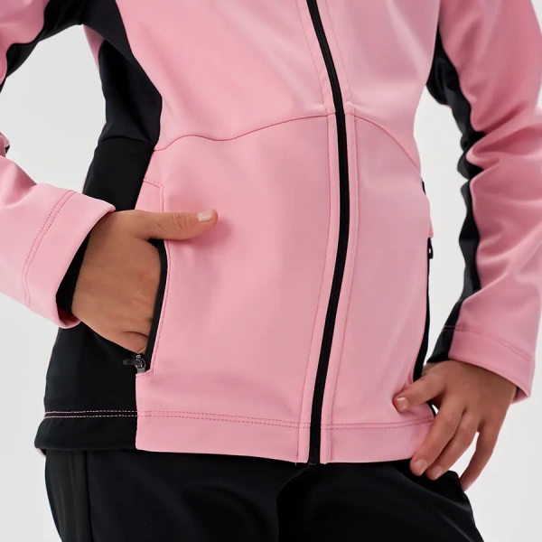 Тренировочная куртка Nordski Jr. Advance Candy Pink/Black